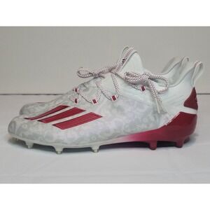Adidas Adizero Football Cleats Mens 12.5 Red Reign Young King‎ Floral FU6708 NEW